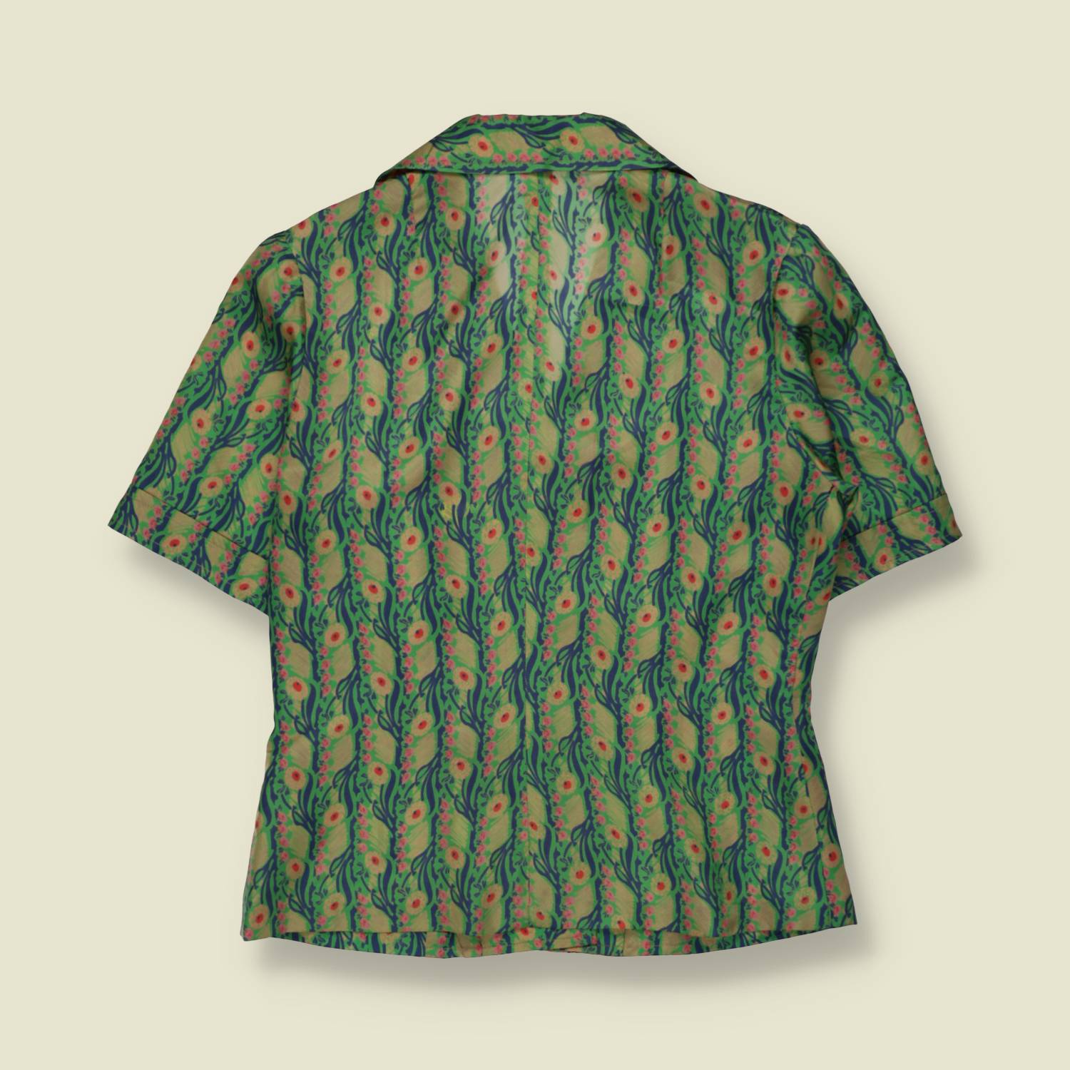 1950s | Blouse | Green - 8
