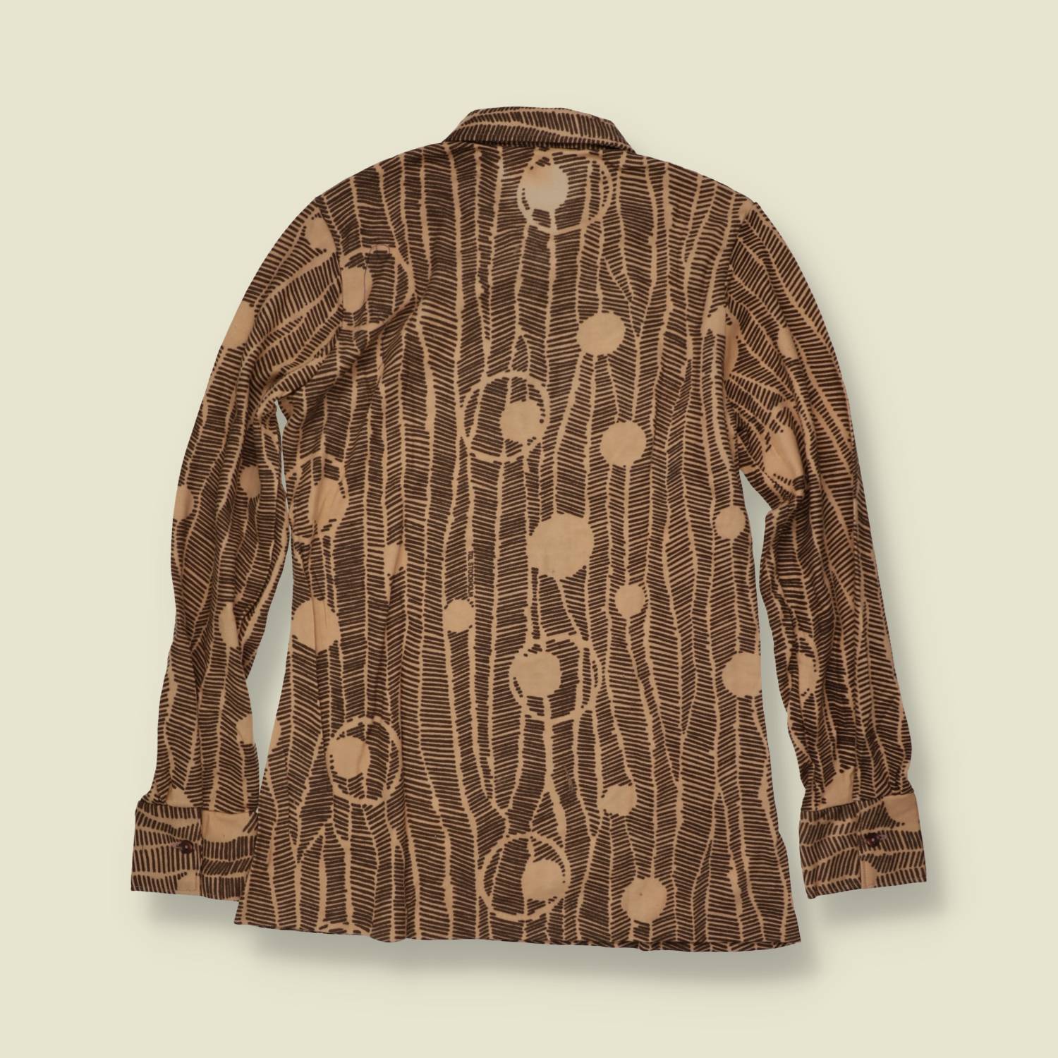 1970s | TGL | Deadstock Blouse | Brown - 10