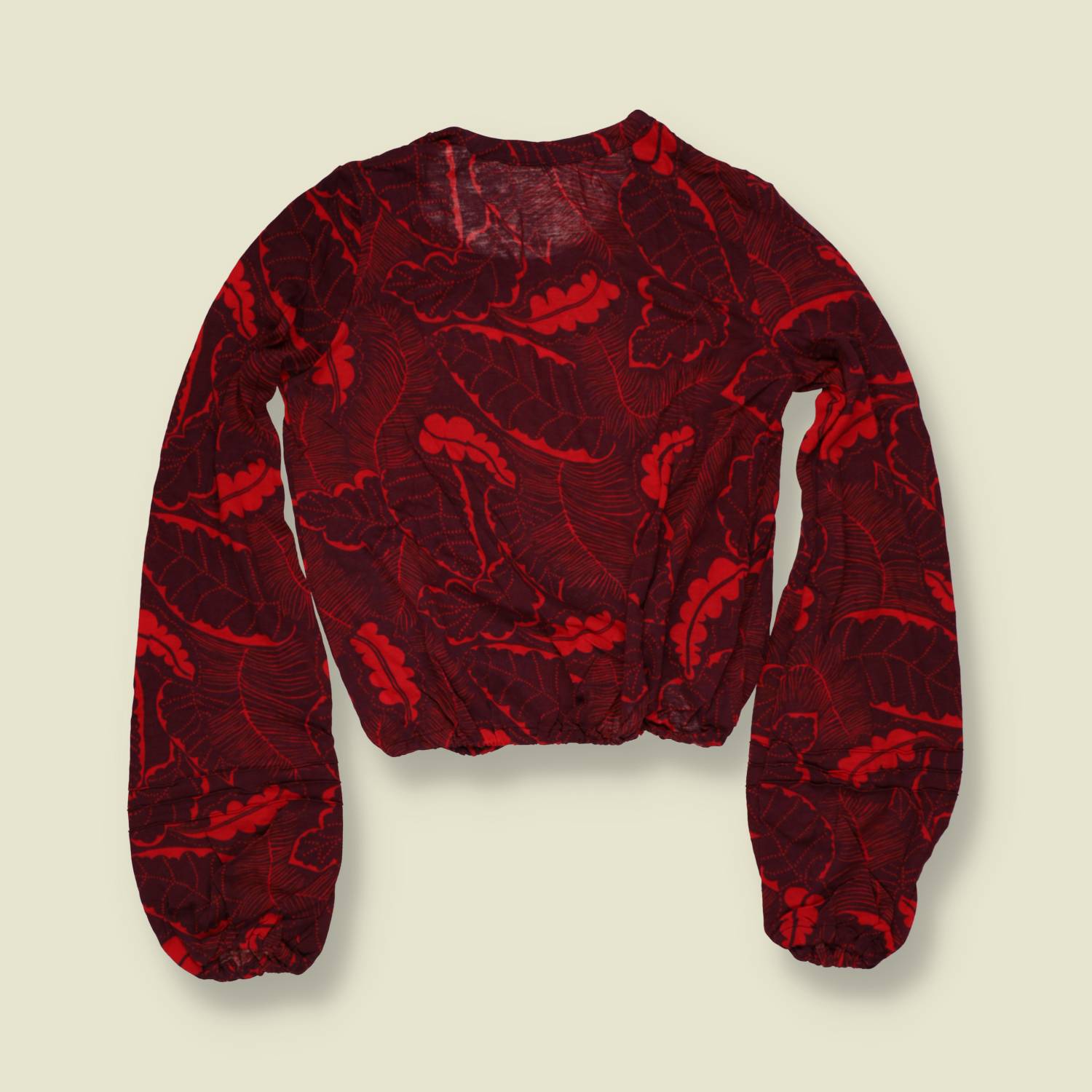 1970s | Deadstock Blouse | Red - 8