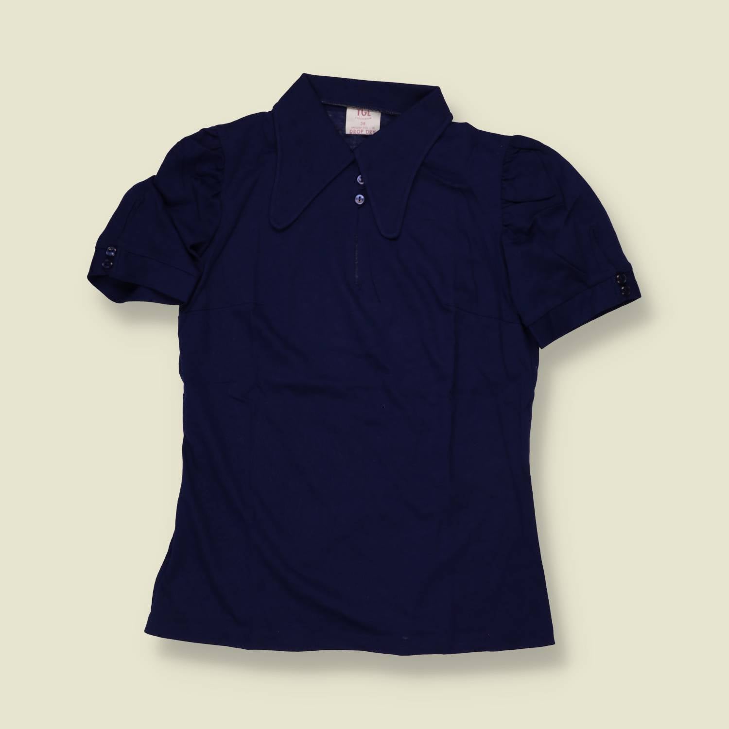 1970s | TGL | Deadstock Blouse | Navy - 8