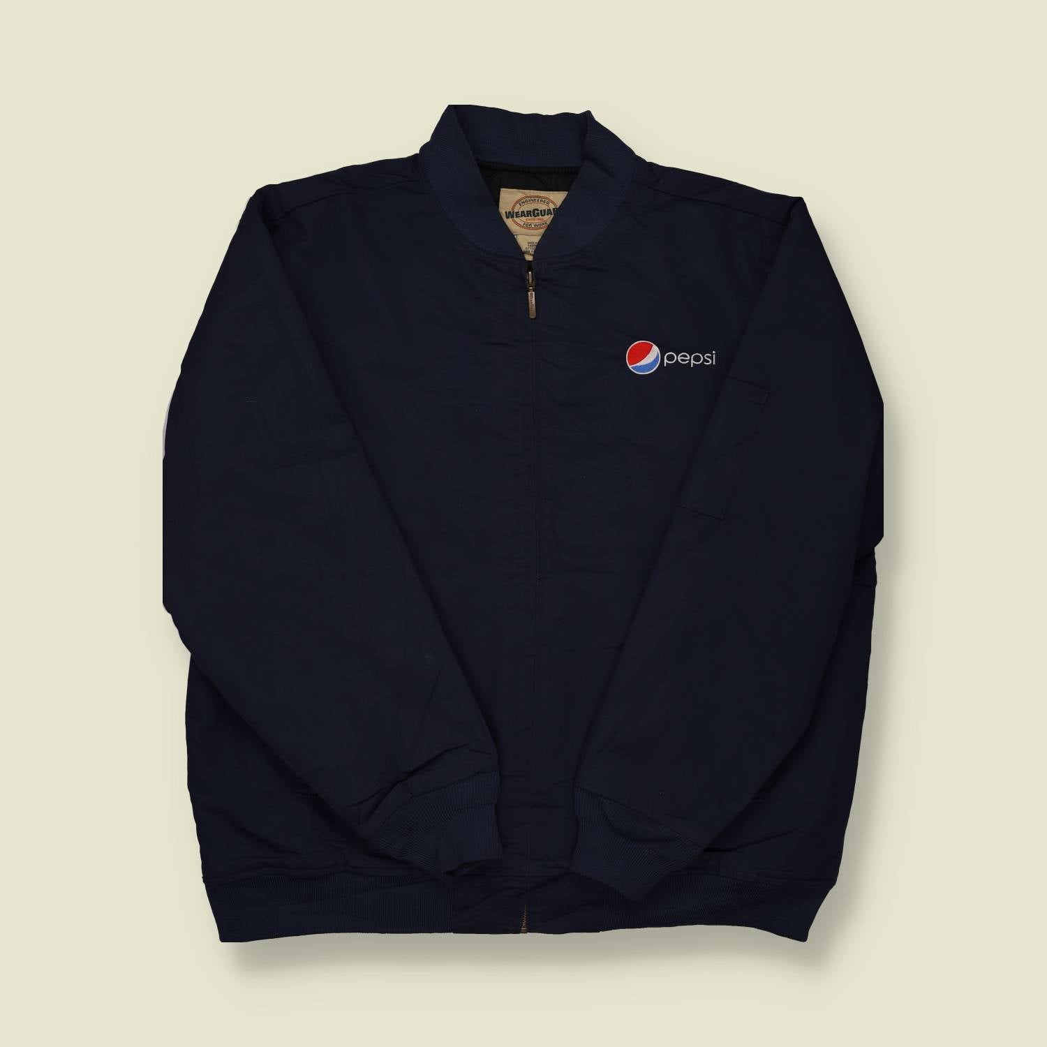 2000s Pepsi Embroidered Work Jacket Navy - XL