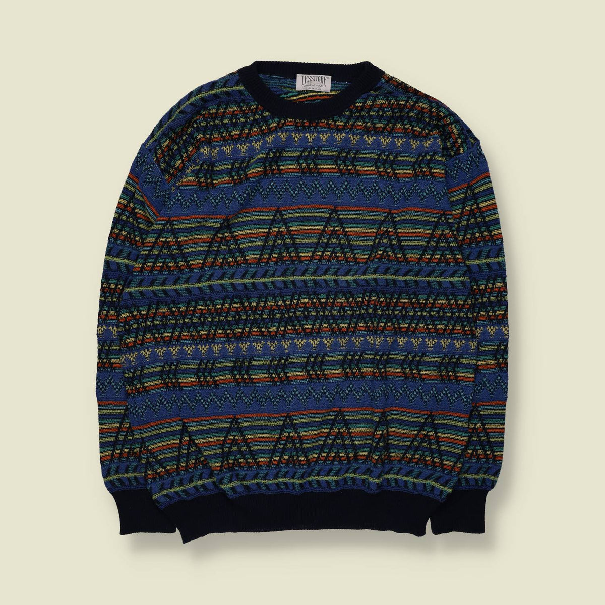 1980s | Tessitore | Knit | Multi - XL