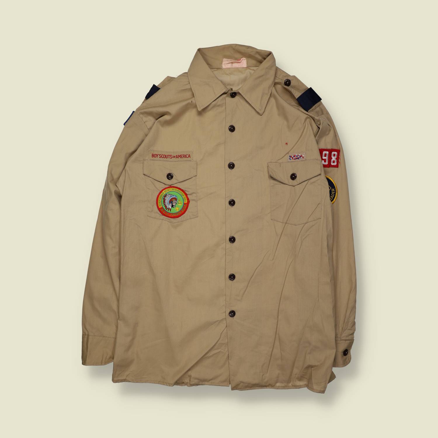 1980s–1990s | Boy Scouts Of America | Uniform Shirt – XL