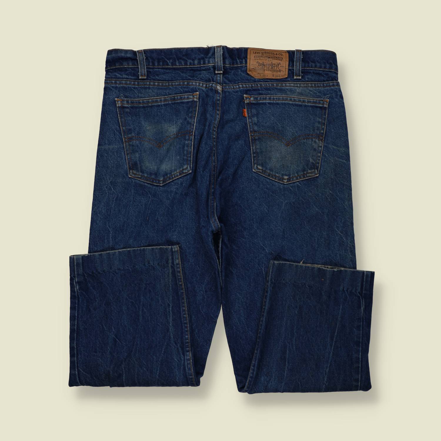 1980s–1990s | Levi’s | Orange Tab | Straight Leg Jeans | Made In USA - w36