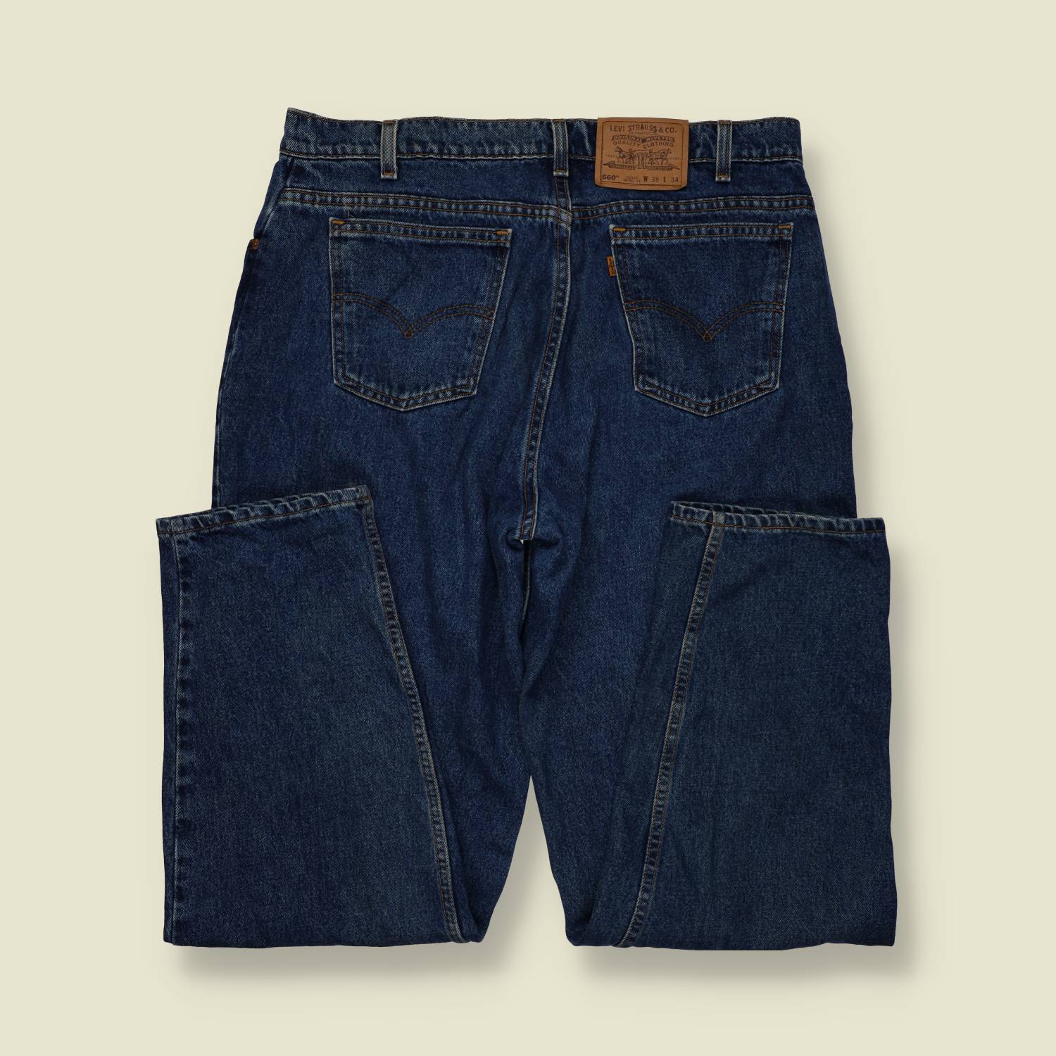 1980s–1990s | Levi’s | Orange Tab | 560 Jeans | Made In USA - w36