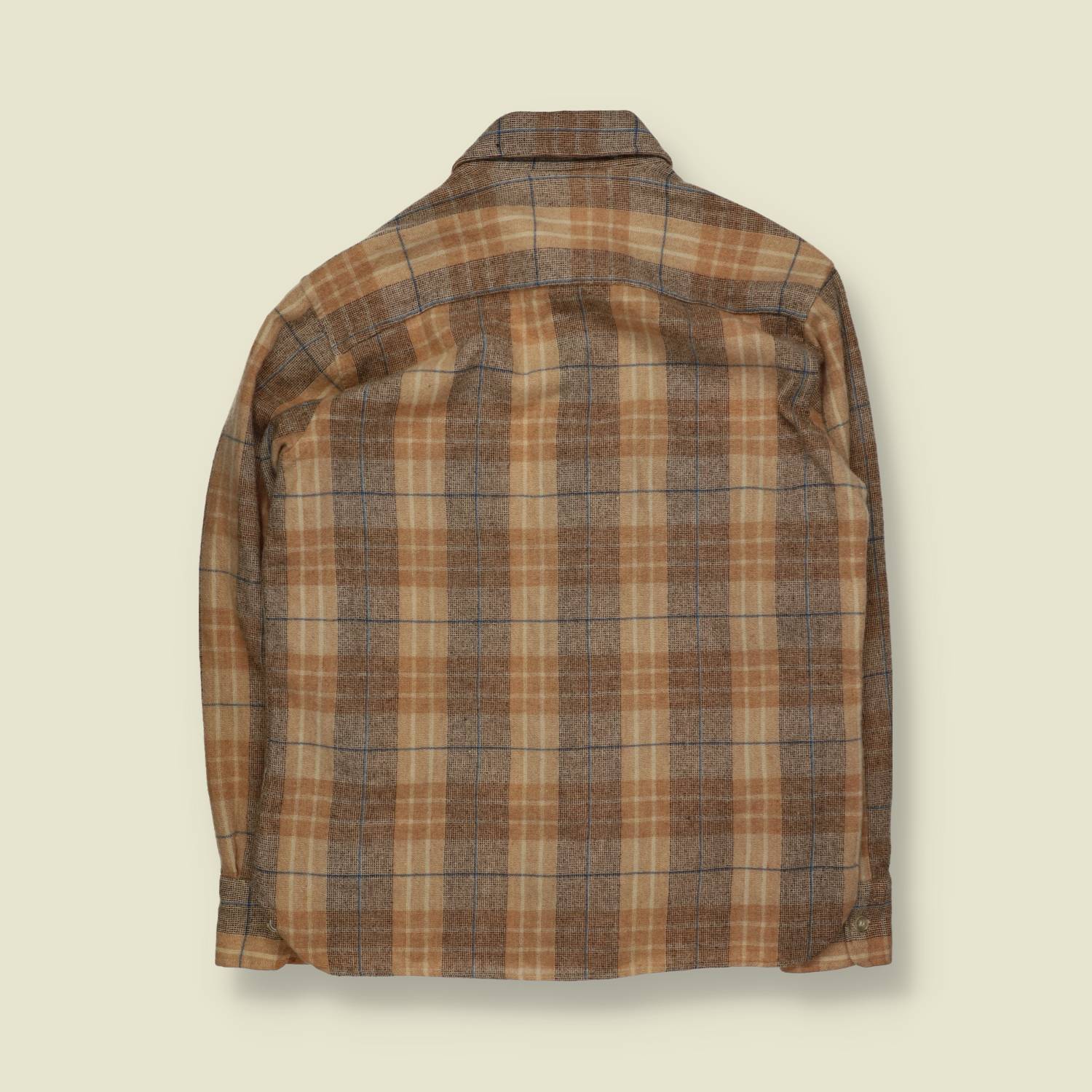 1970s | Arrow | Wool Blend Plaid Overshirt – M