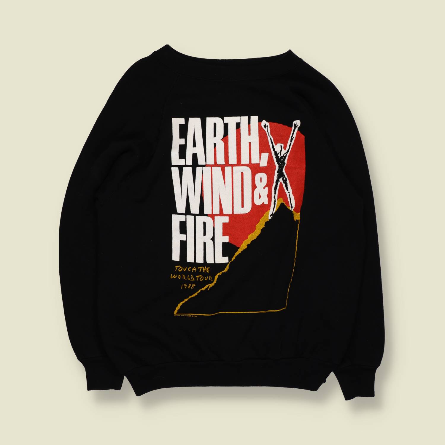 1988 | Earth, Wind & Fire | Tour Sweatshirt | Black – S