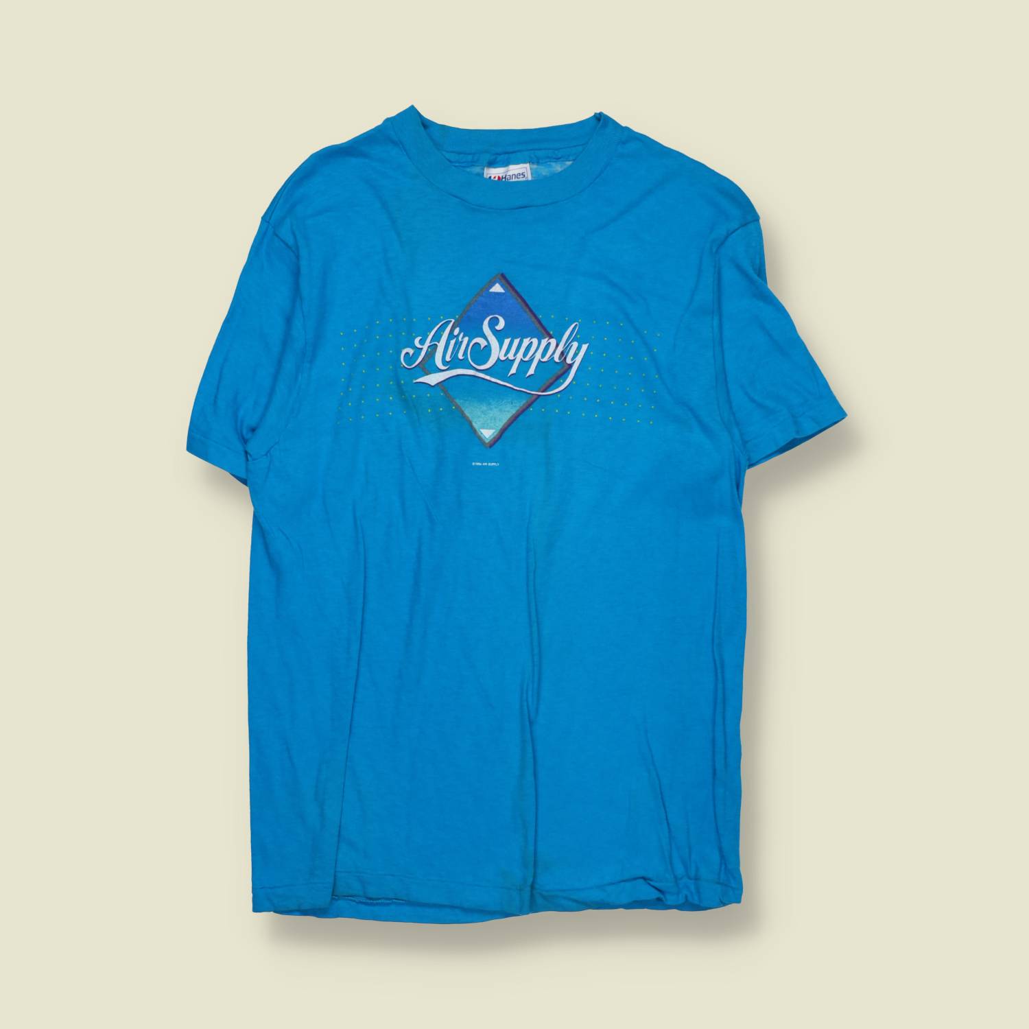1984 | Air Supply | Graphic T-Shirt | Blue – XXS