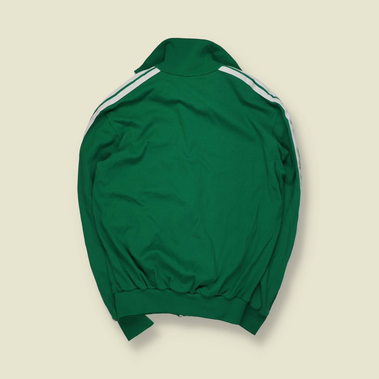 1970s | Track Suit Set | Green With White Stripes – XL