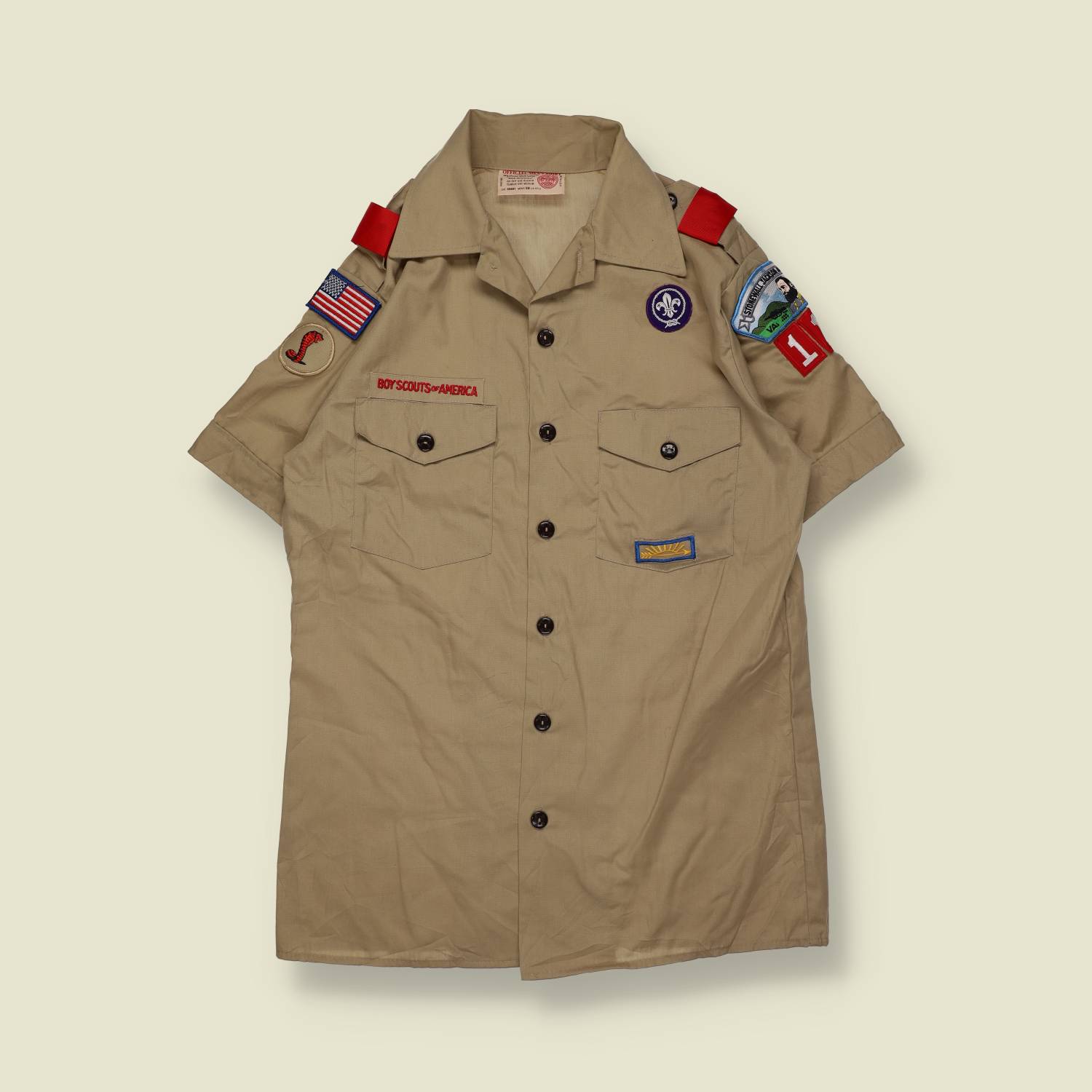 1980s–1990s | Boy Scouts of America | Uniform Short Sleeve Shirt – S