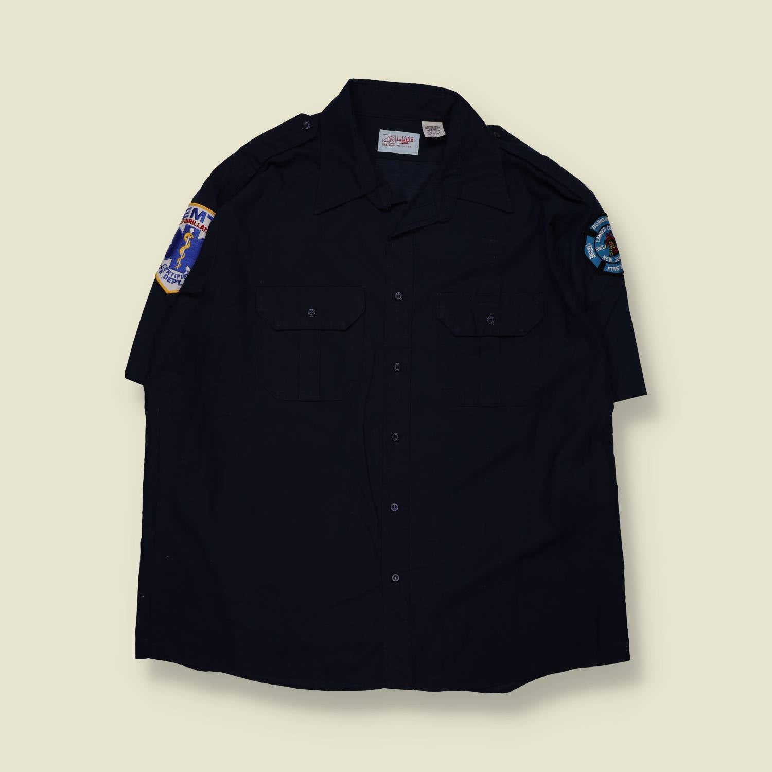 1990s–2000s |EMT Emergency Services Uniform Shirt – XXXXXL