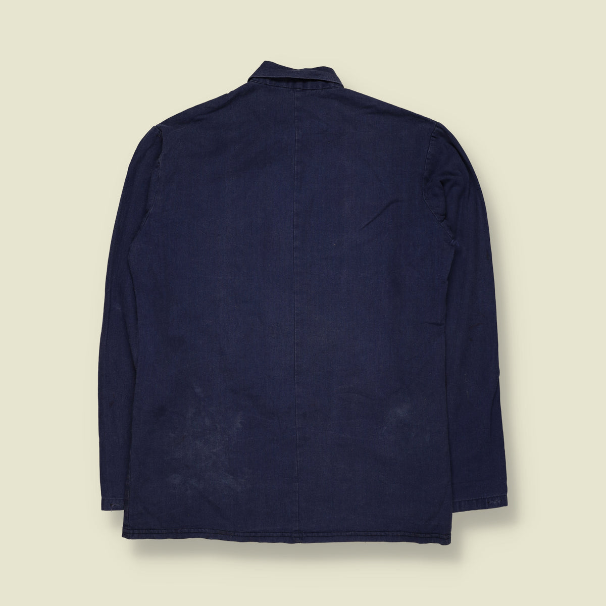 1980s | Three-Pocket Chore Work Jacket | Navy Blue - XS