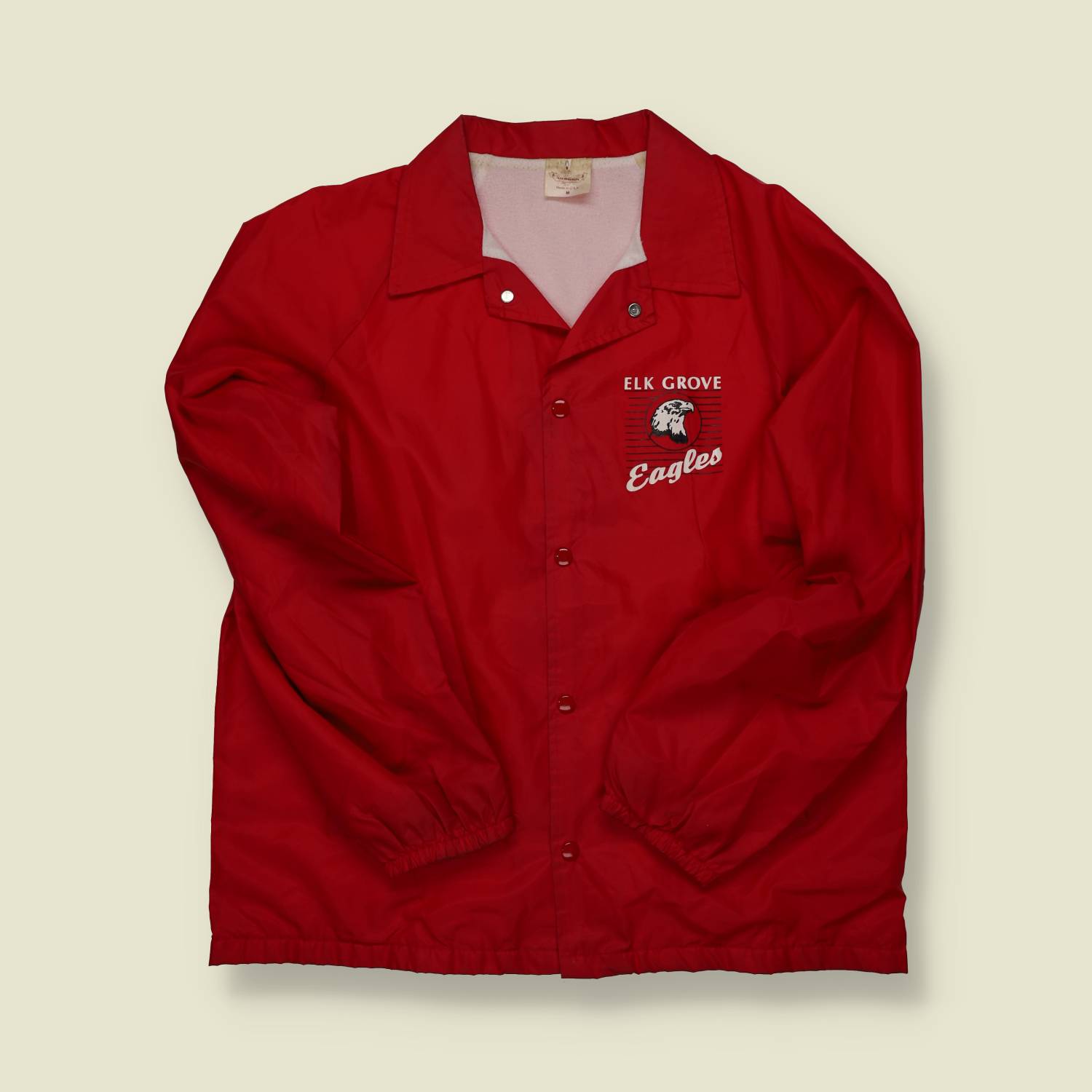 1970s | Auburn | Elk Grove Eagles Coaches Jacket – Red - M