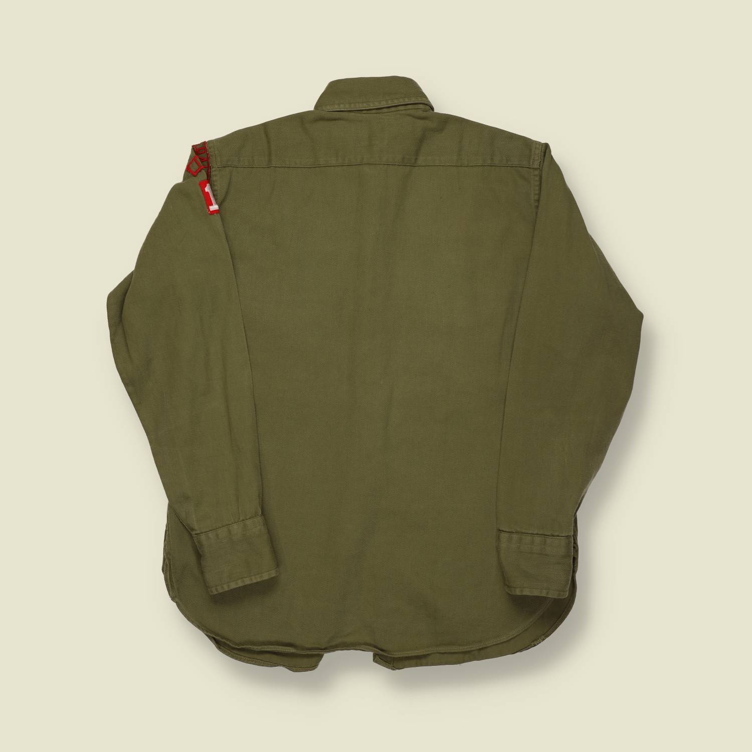 1940s–50s | Boy Scouts of America | Official Uniform Shirt – Olive Twill - XS