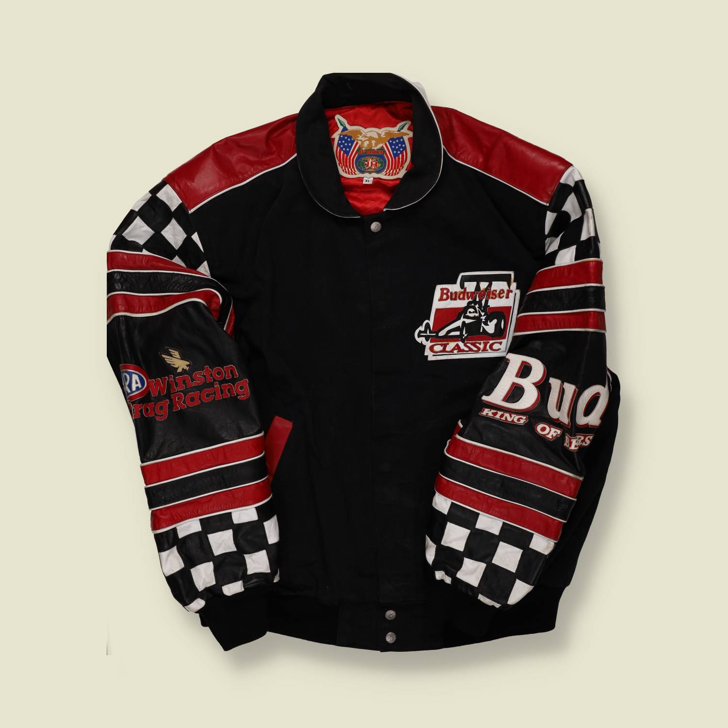 1995 | JH Design for Budweiser Classic | NHRA Drag Racing Jacket – Pomona, CA - L/XL