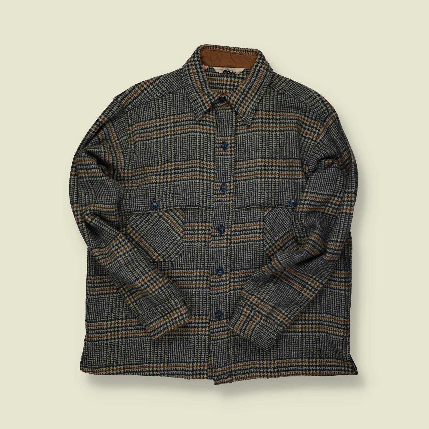 1960s–70s | Woolrich | Wool Hunting Overshirt – Glen Plaid - L/XL