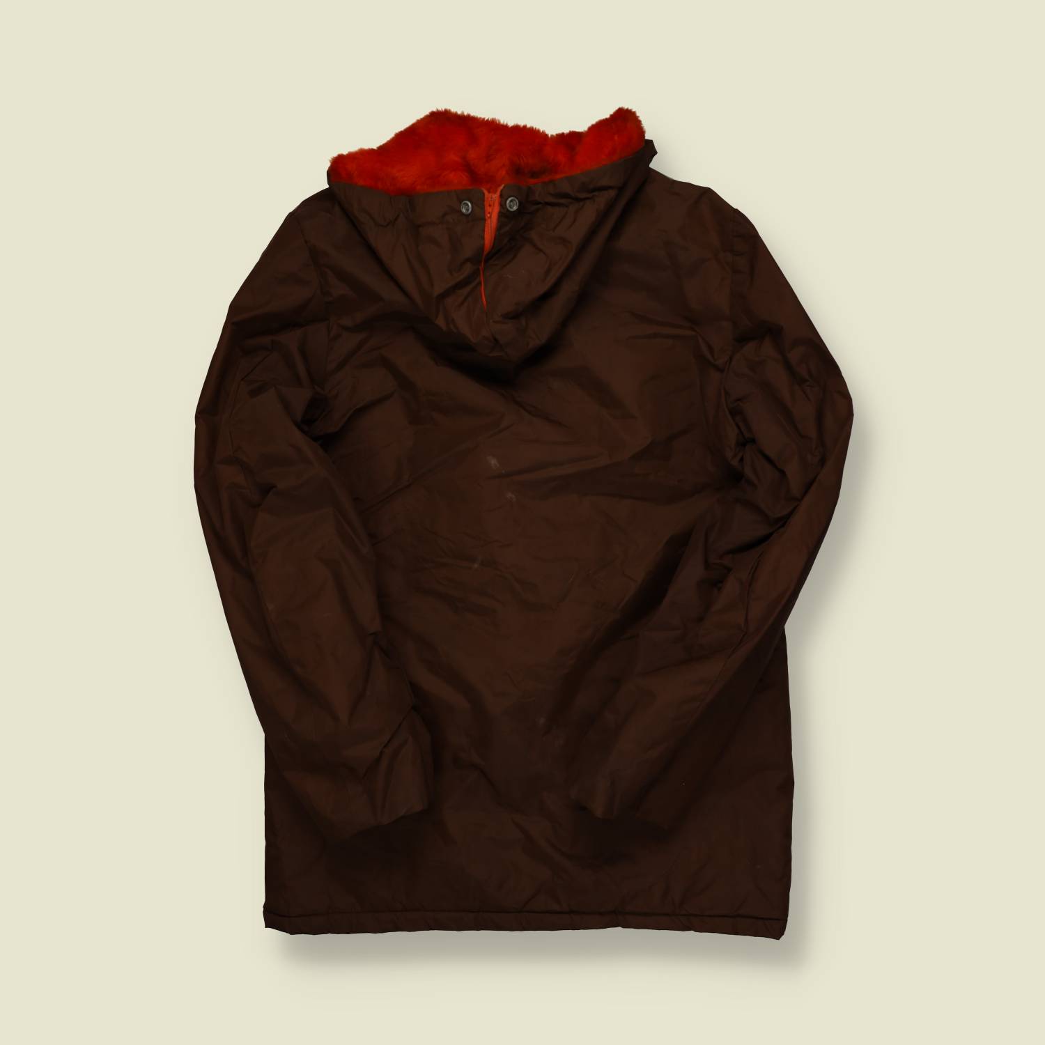 1960s | NFL | Brown & Orange Sideline Parka – Made in USA - XS