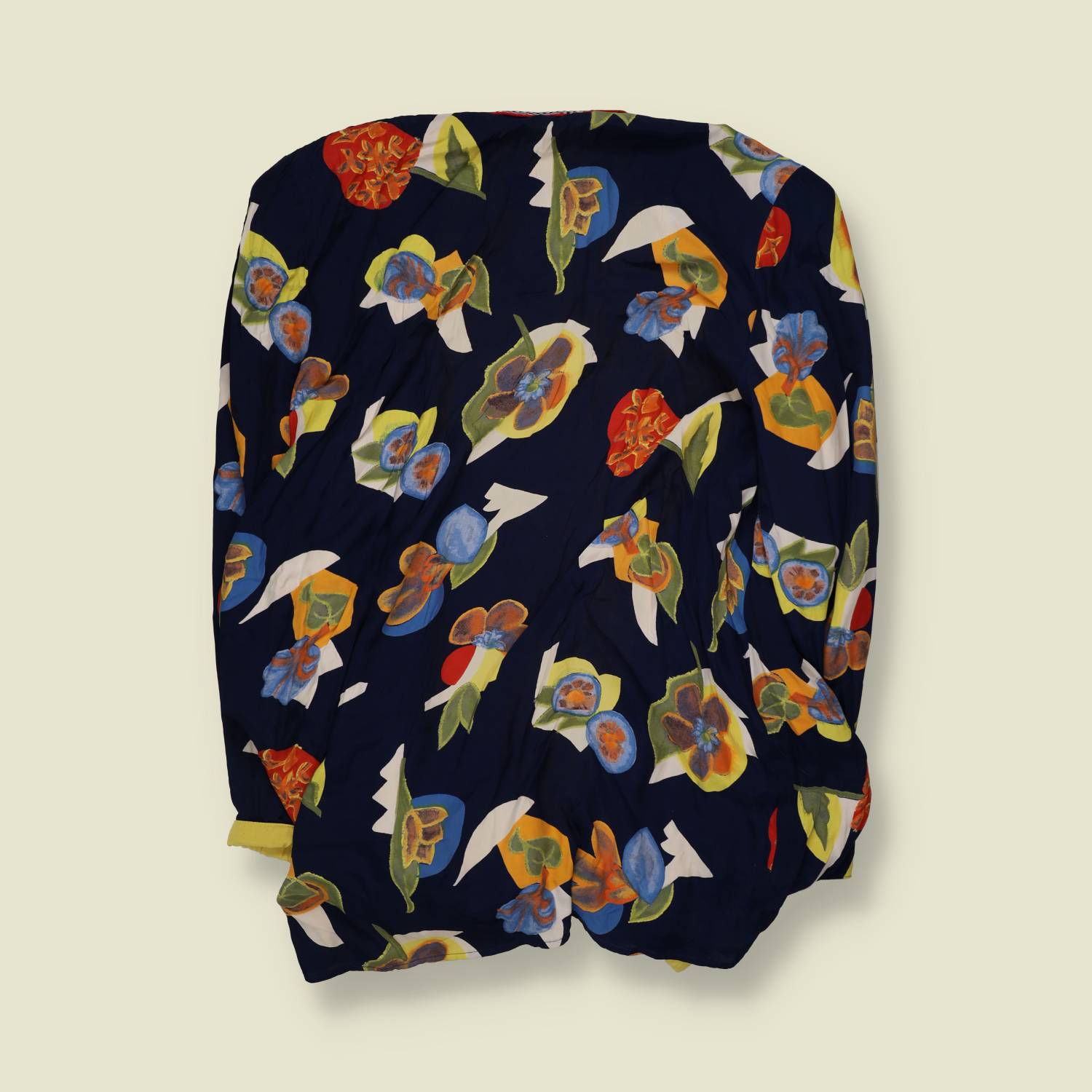 1980s | Platinum | Lightweight Summer Blazer | Navy Floral - 16