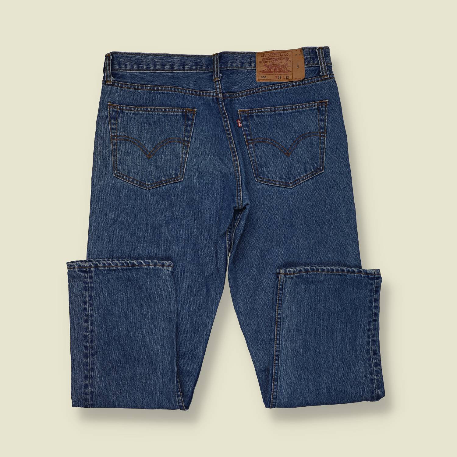 1980s–1990s | Levi’s | 501 Jeans – Made in USA (Deep Blue) - w36