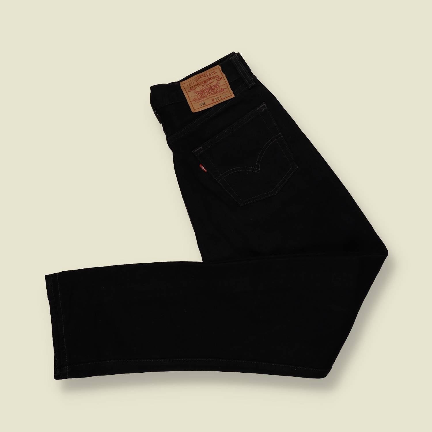 1980s–1990s | Levi’s | 501 Jeans – Made in USA (Black) - w28