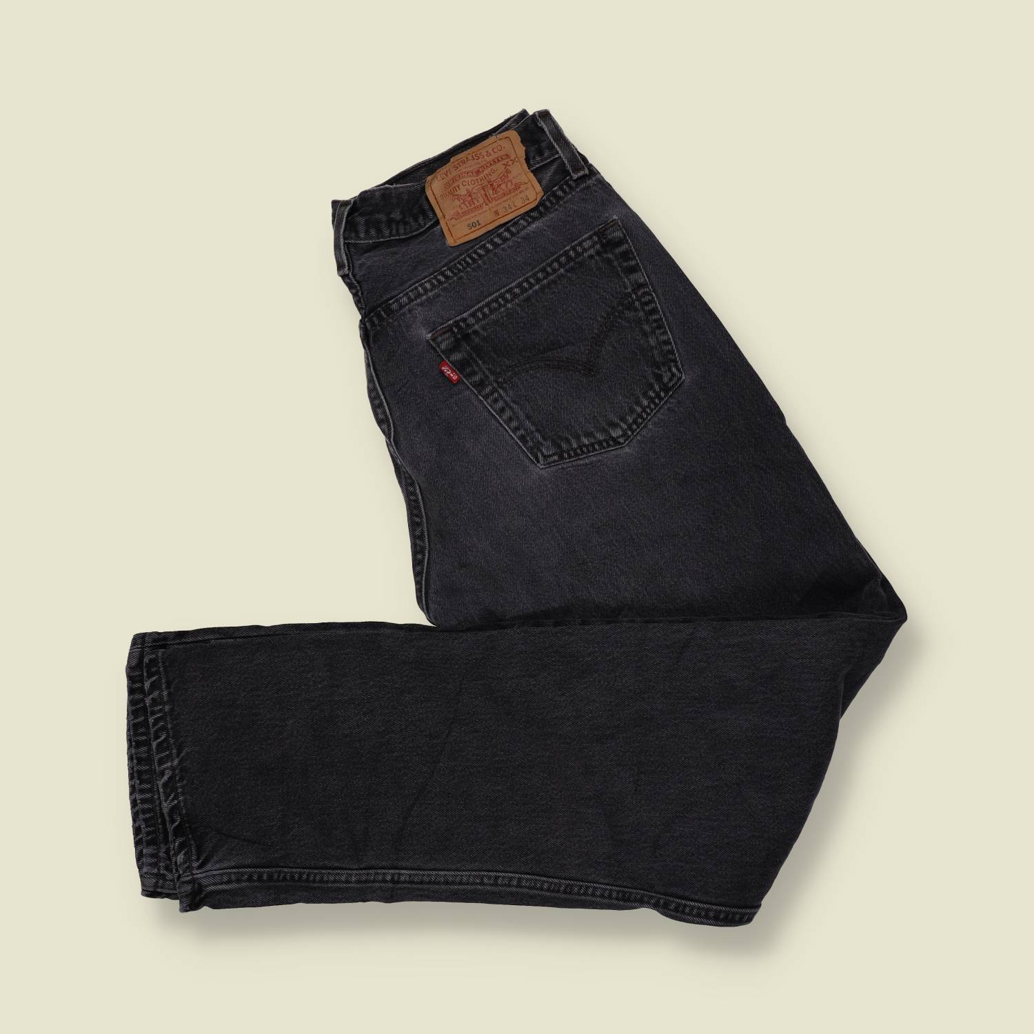 1980s–1990s | Levi’s | 501 Jeans – Made in USA (Washed Black) - w30