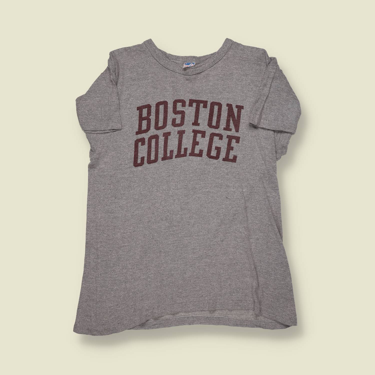 1990s | Champion Boston College T-Shirt – Heather Grey - S