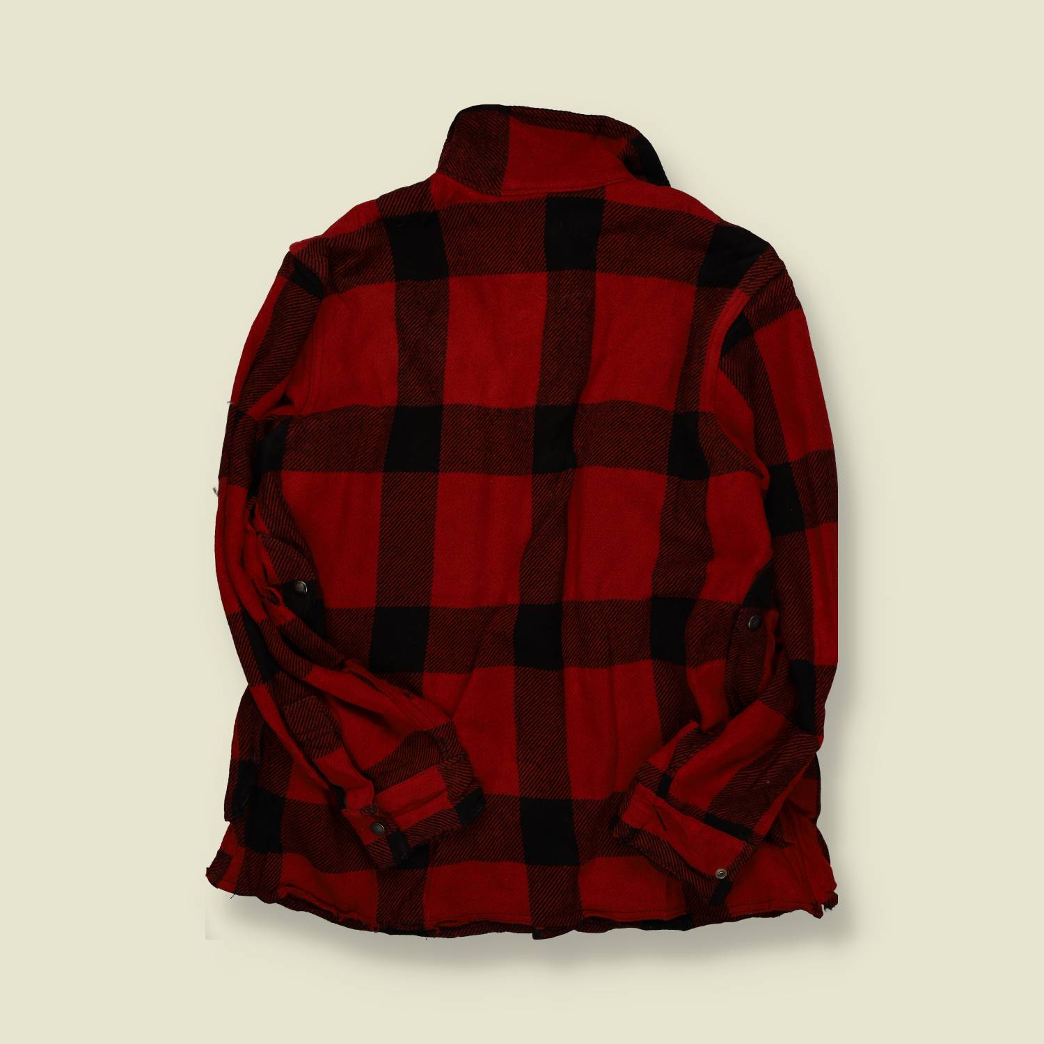 1950s | American Workwear | Buffalo Plaid Wool Jacket - L