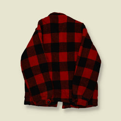 1960s | American Workwear | Buffalo Plaid Wool Jacket - M/L