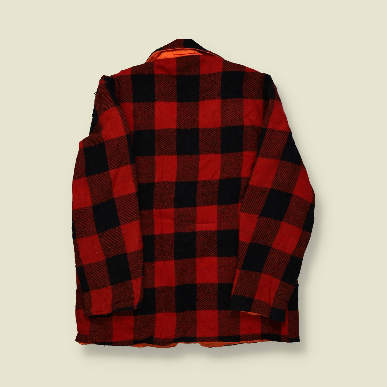 1960s | American Workwear | Buffalo Plaid Wool Jacket - M