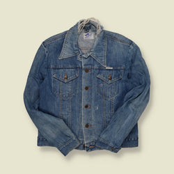1970s | Wrangler No-Fault | Made in USA | Denim Trucker Jacket - S