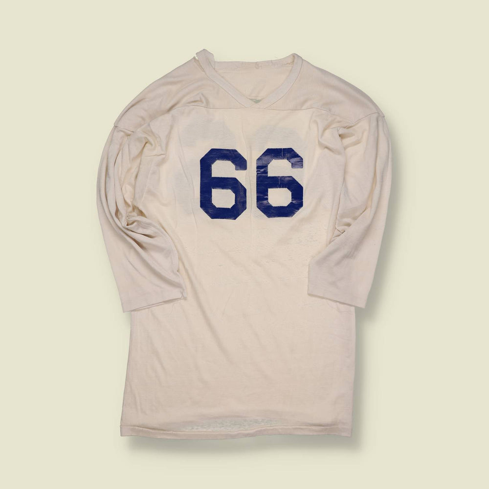1960s | American Football | Numbered Practice Jersey – White - XS