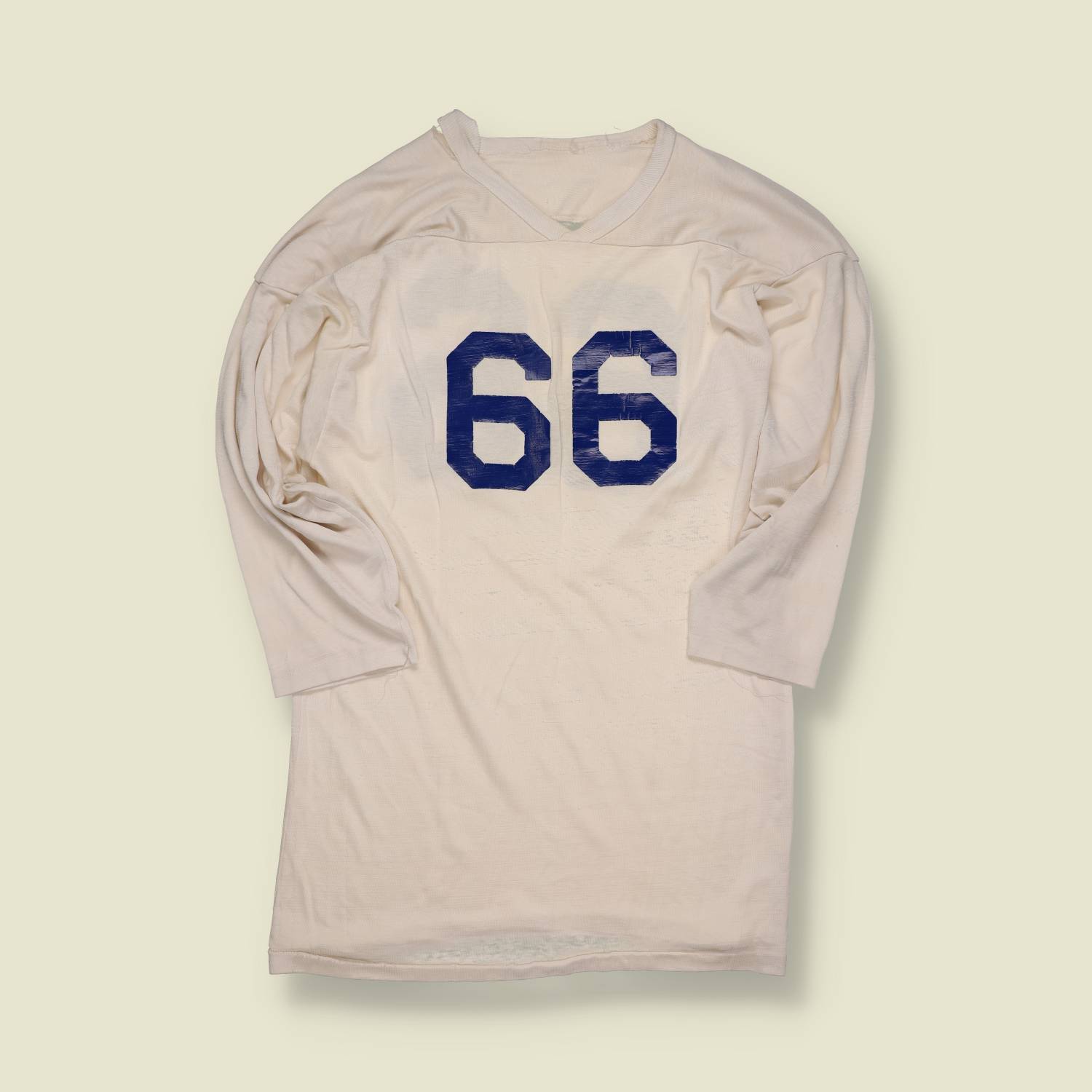 1960s | American Football | Numbered Practice Jersey – White - XS