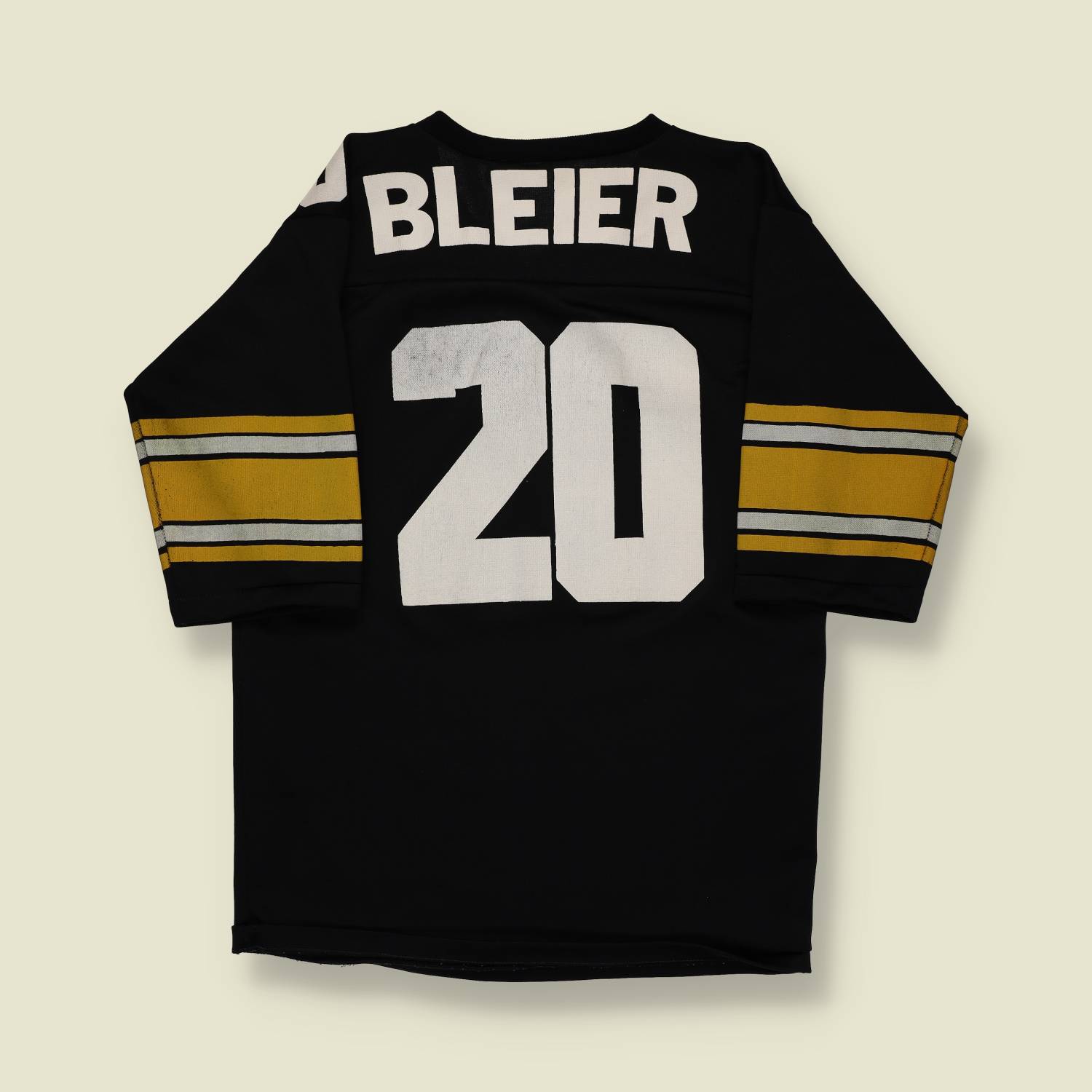 1970s | American Football | Cotton Team Jersey – Black / Gold - S