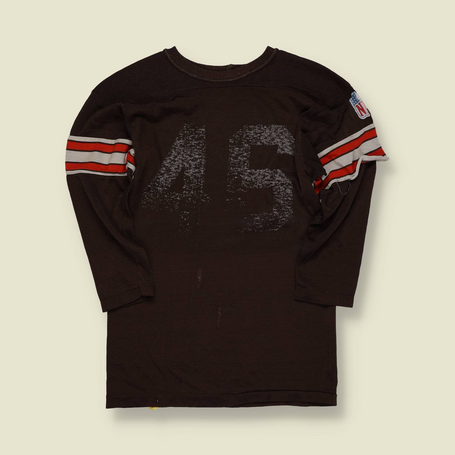 1970s | NFL | Cotton Football Jersey – Brown / Orange / White - XXS