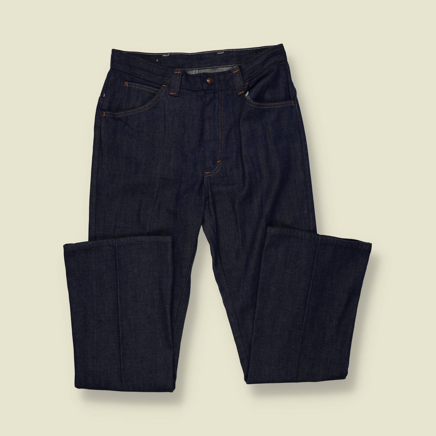 1970s | JCPenney | Denim Flares – Dark Indigo -w28