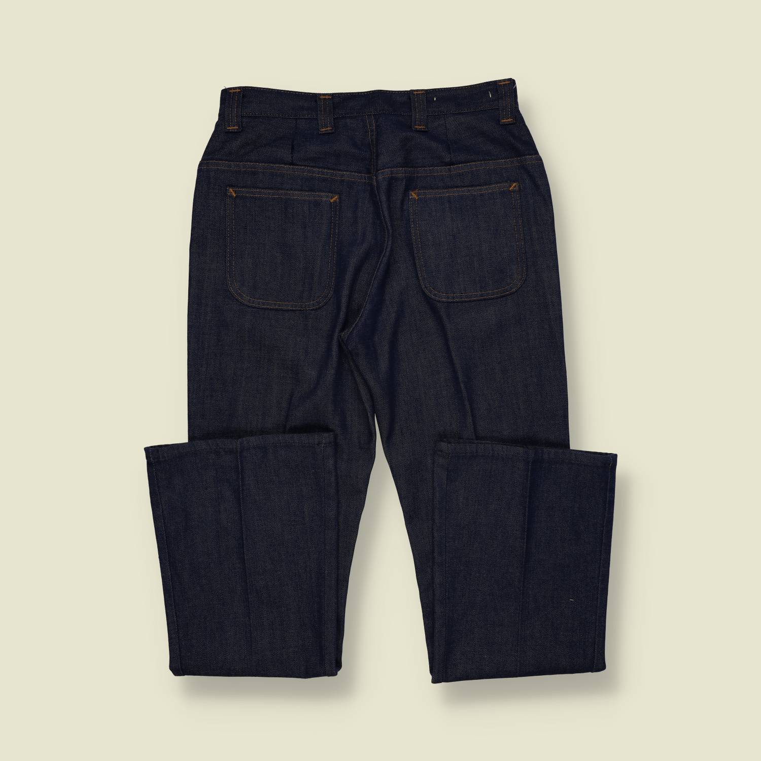 1970s | JCPenney | Denim Flares – Dark Indigo -w28