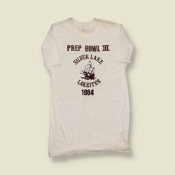 1960s Fruit of the Loom Blank | 1984 Print | Prep Bowl III Silver Lake Lakeites T-Shirt - XS