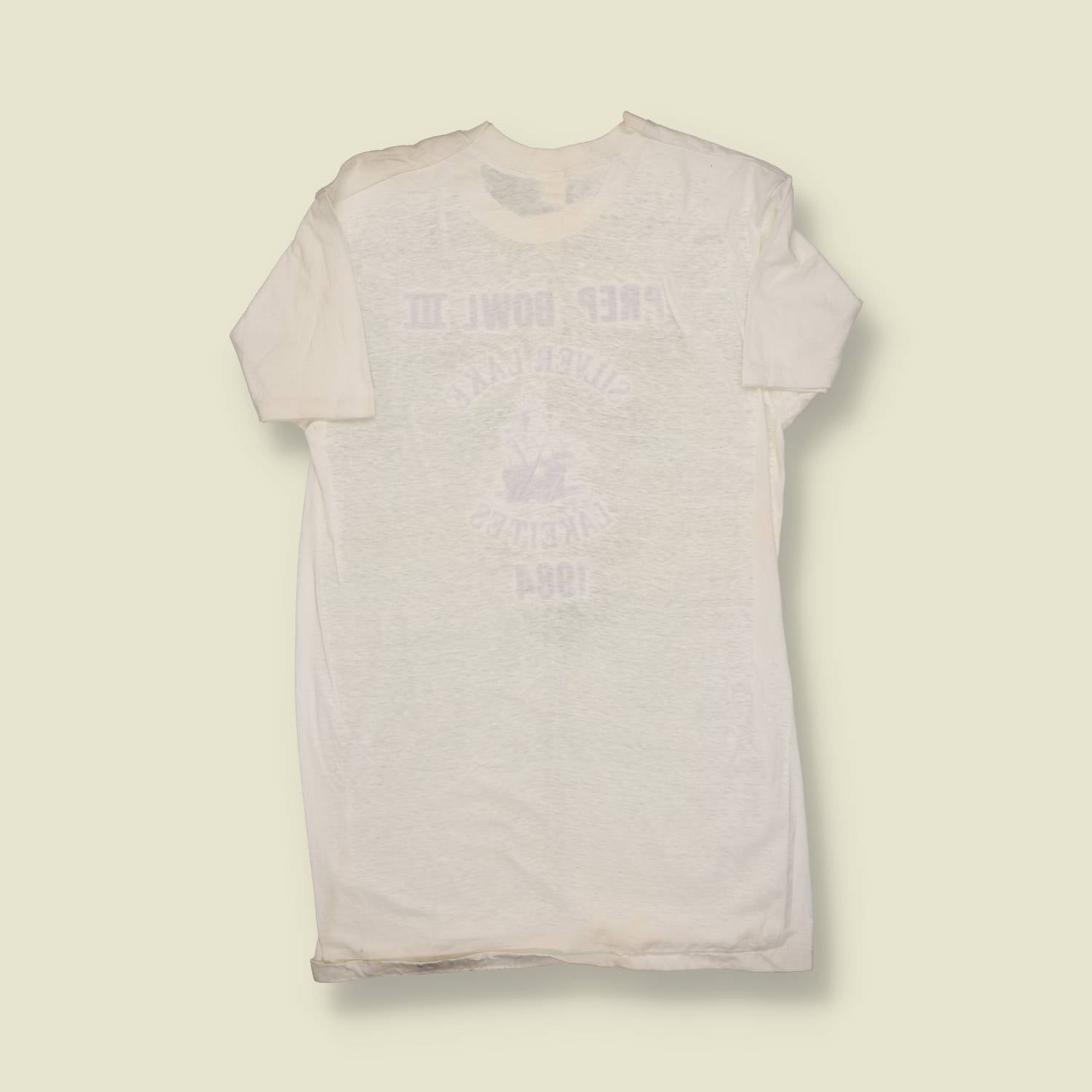 1960s Fruit of the Loom Blank | 1984 Print | Prep Bowl III Silver Lake Lakeites T-Shirt - XS/S