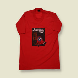 1986 | Screen Stars | Tennessee Homecoming ’86 T-Shirt – Red - XS/S