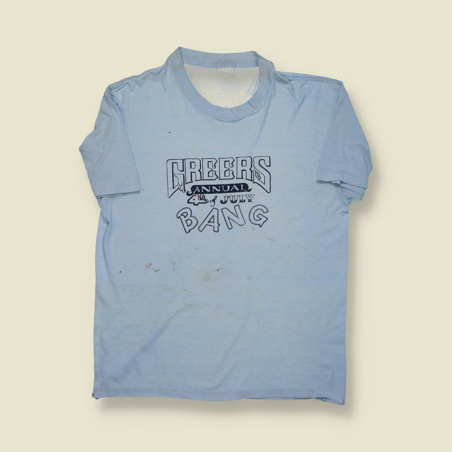 1970s | American Eventwear | “Greers Annual 4th of July Bang” T-Shirt - M