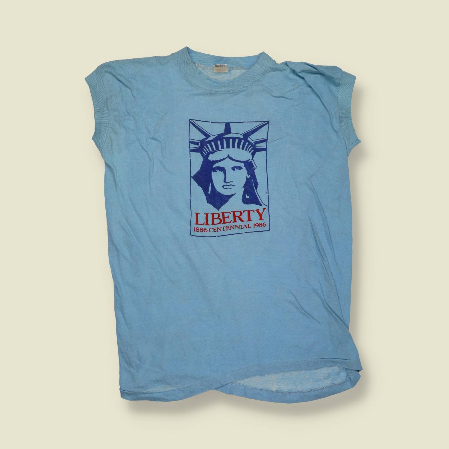1986 | American Eventwear | Statue of Liberty Centennial Sleeveless T-Shirt - S