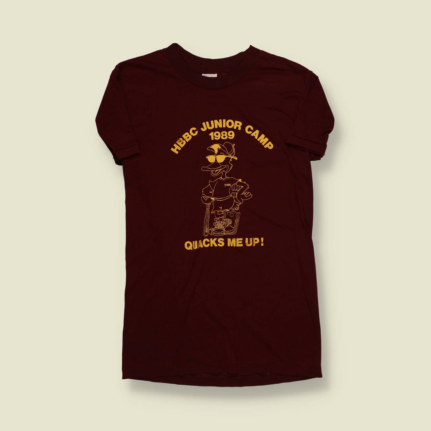 1989 | Sportswear | HBBC Junior Camp “Quacks Me Up!” T-Shirt - XXS