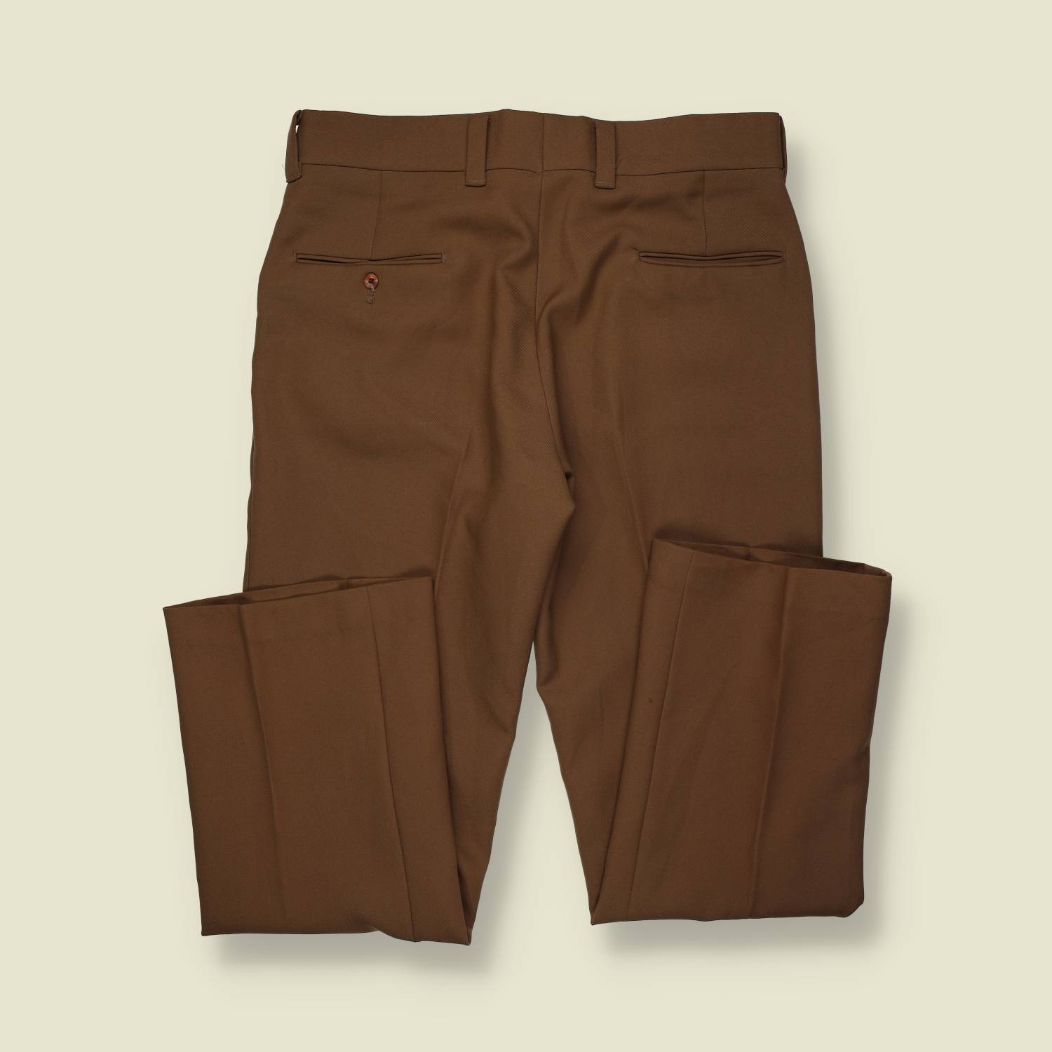 1970s | Levi’s Panatela | Flared Trousers – Chocolate Brown - w34