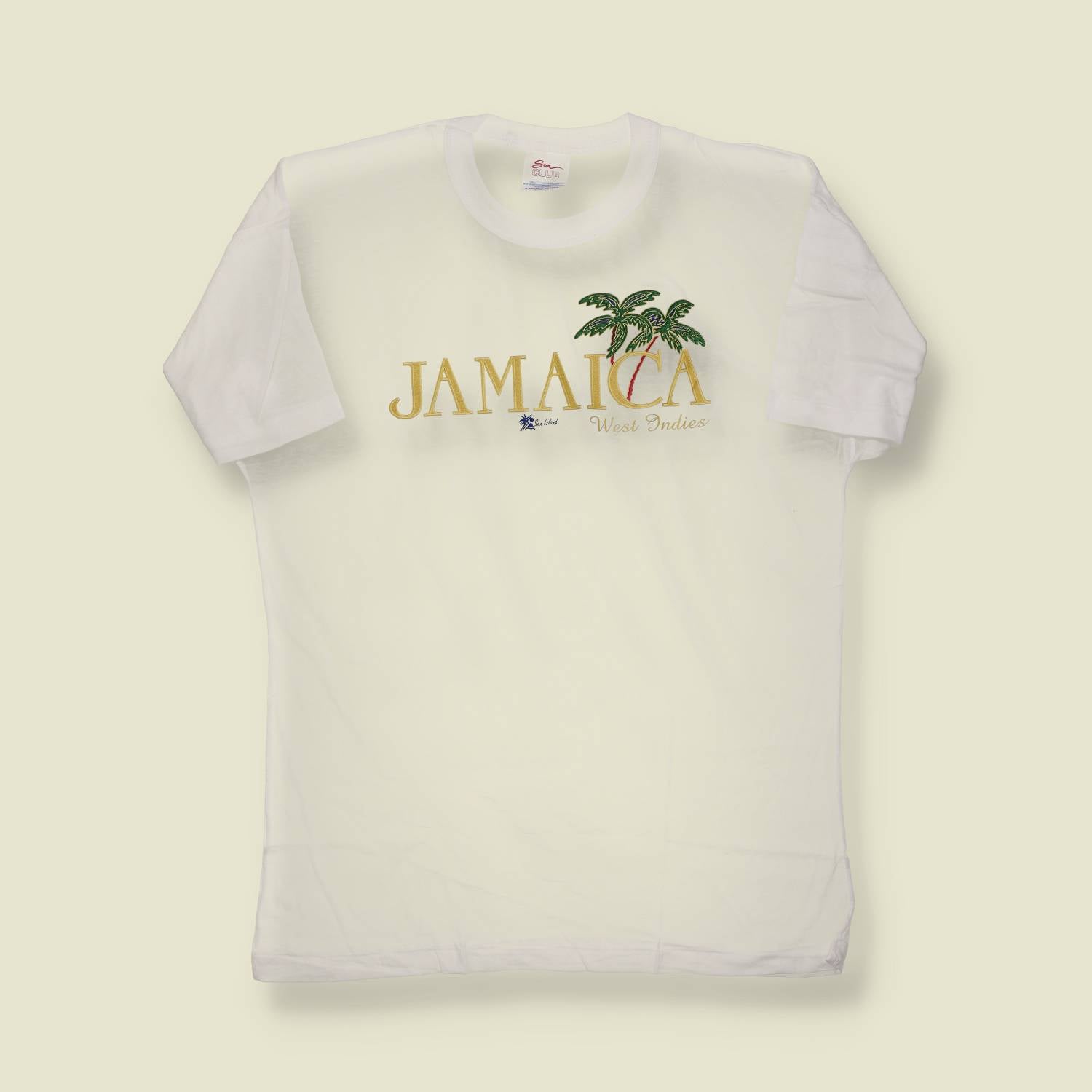 1990s | Jamaica | West Indies Graphic T-Shirt – White - M/L