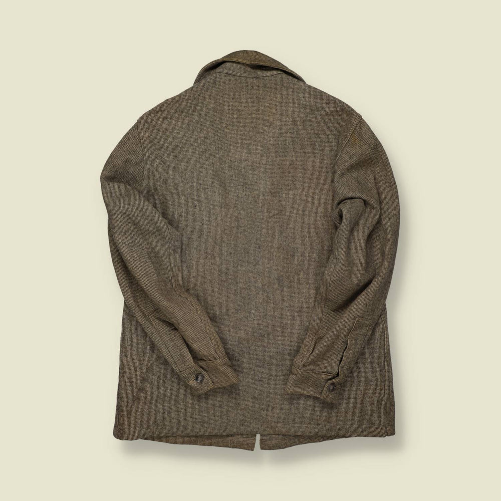 1950s | Woolrich | Wool Shirt Jacket – Brown Tweed Wool - M