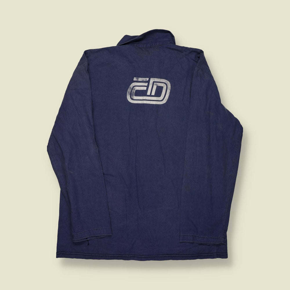 1980s | European Workwear | Blue Chore Jacket - M