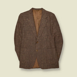 1960s | Casinaghi | Wool Blazer | Made In Italy | Check - XS