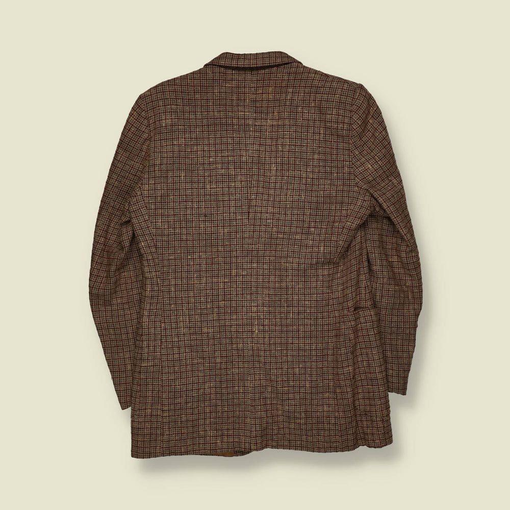 1960s | Casinaghi | Wool Blazer | Made In Italy | Check - XS