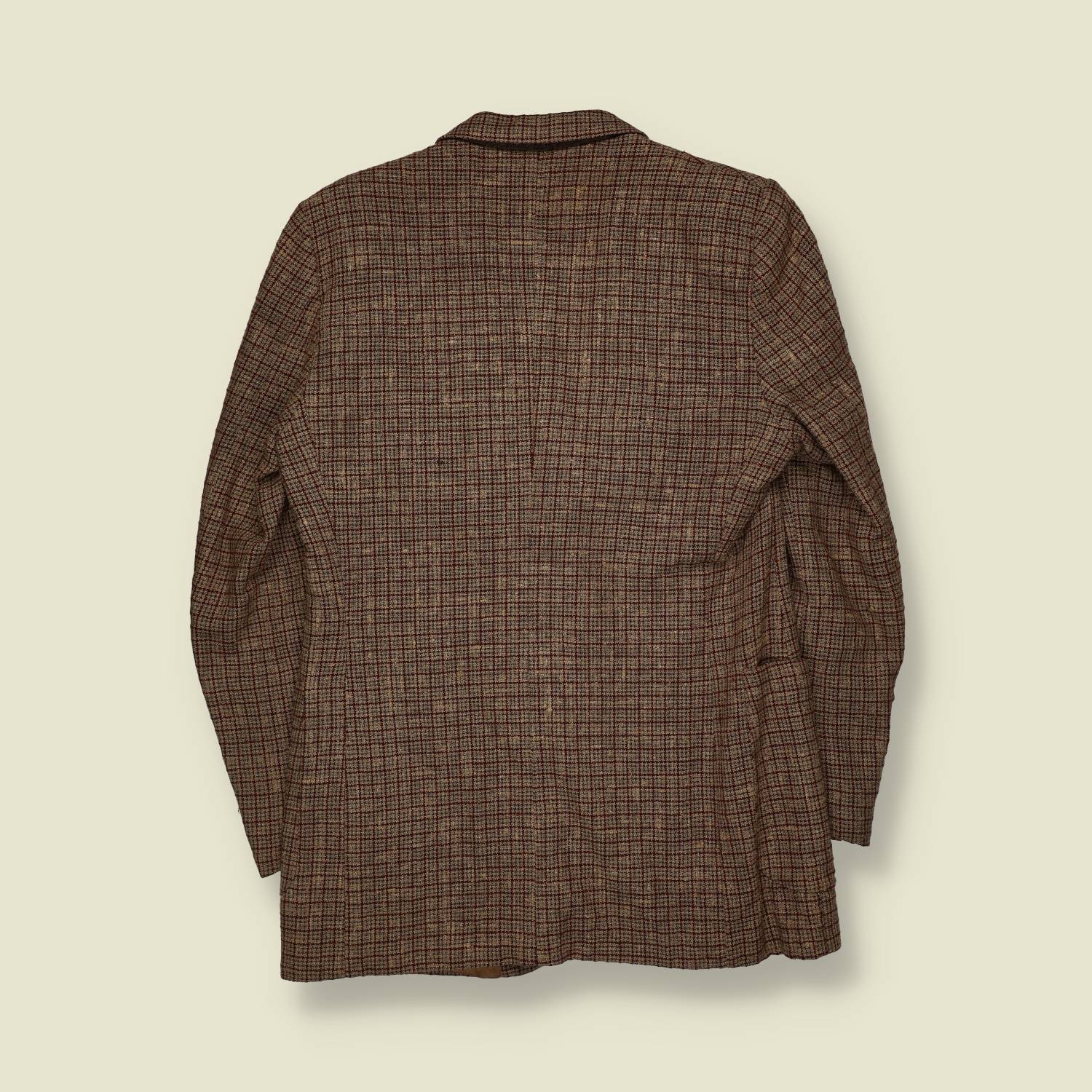 1960s | Casinaghi | Wool Blazer | Made In Italy | Check - XS