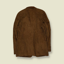 1970s | Leisure Blazer | Made In USA | Brown Corduroy - XXS
